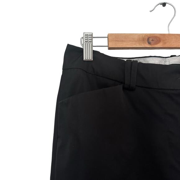 Sandro Studio Black Classic Minimalist Basic Mid Rise Dress Pants Size 12 - Picture 5 of 10